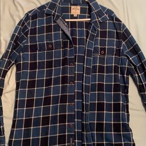 American Eagle flannel blue size LG